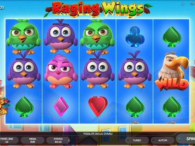 Игровой аппарат Raging Wings от Endorphina